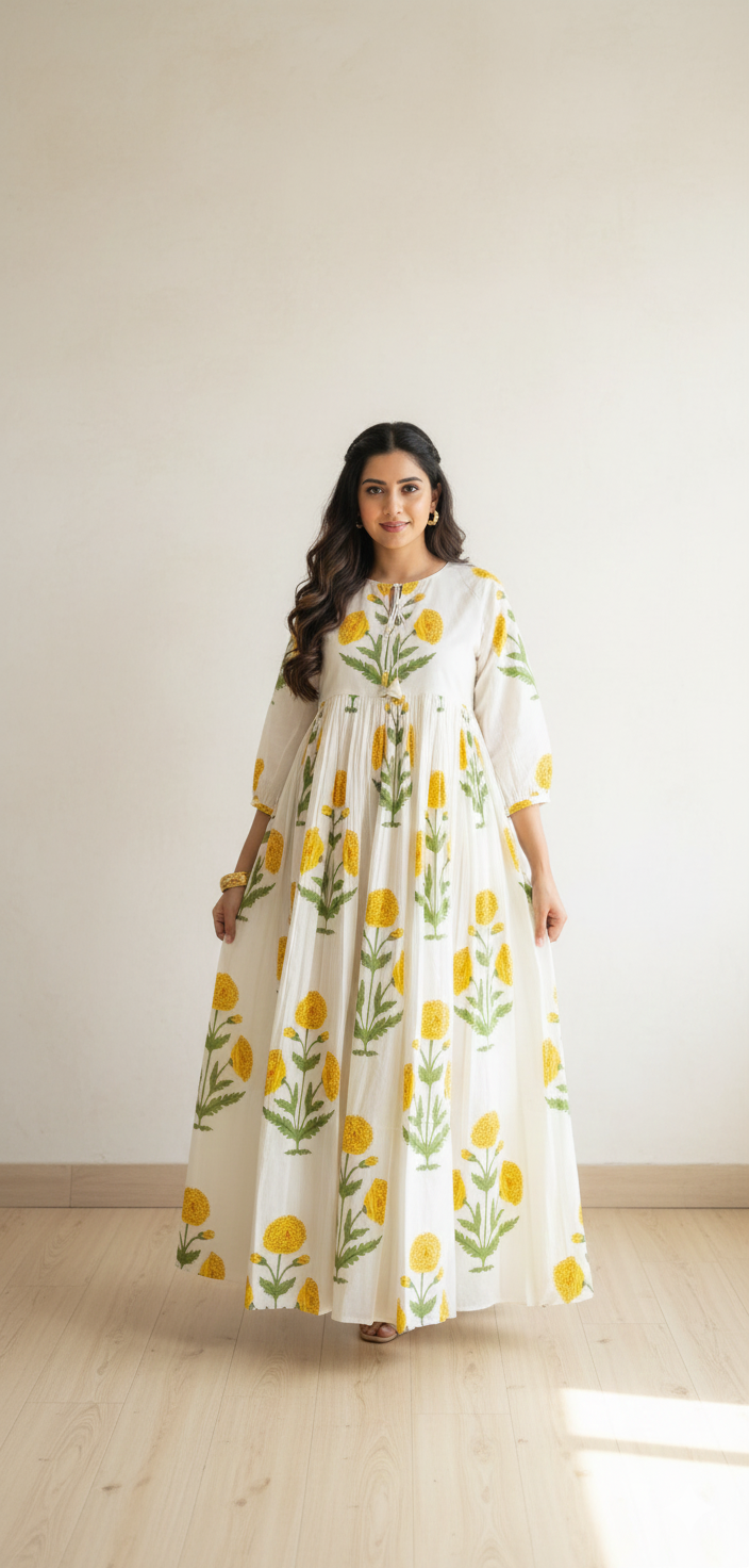 Sunflower Maxi Dress