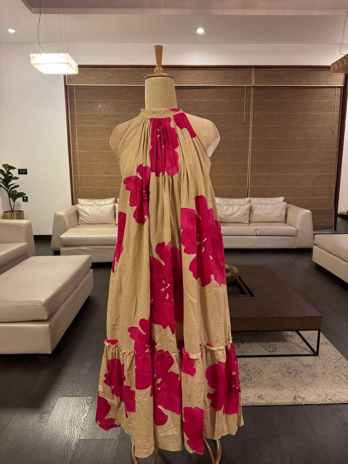Bloom halter Dress