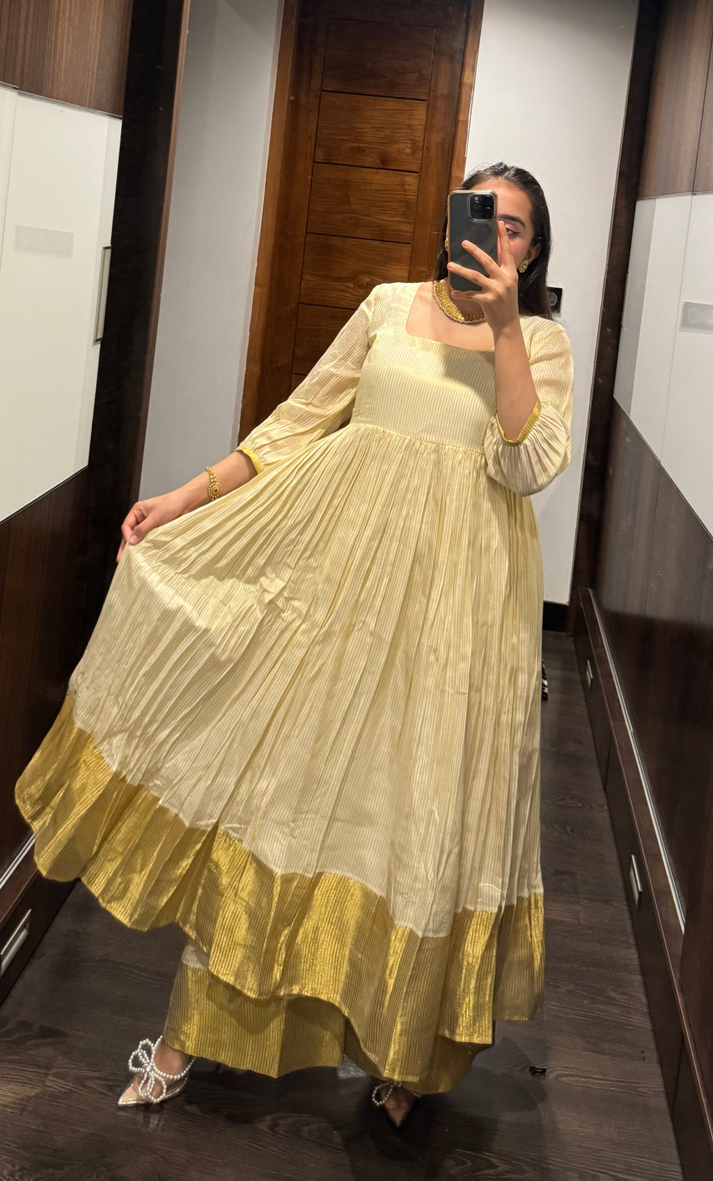 Onam Kasavu 2 pc set