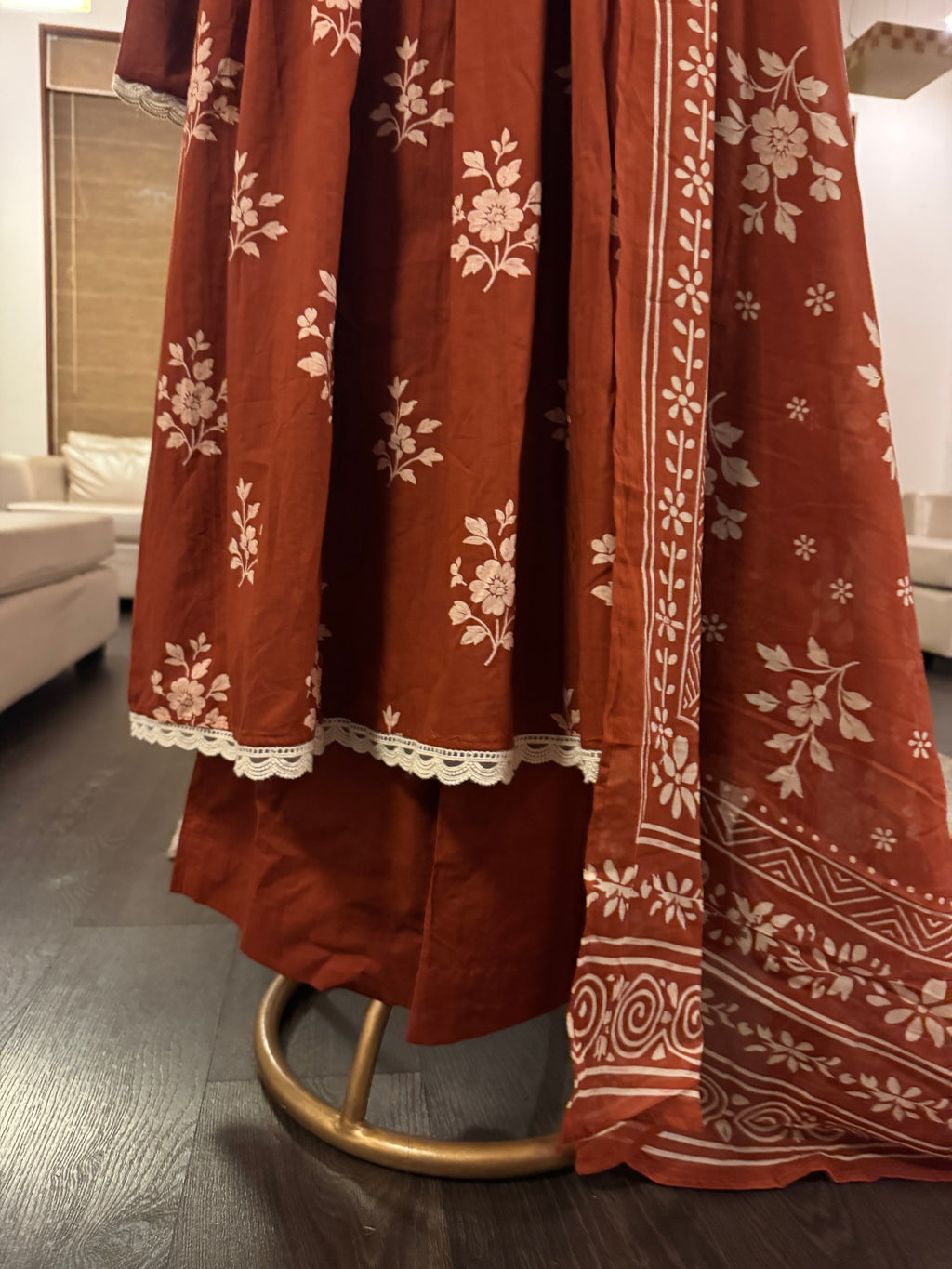 Nia Rust Orange Set