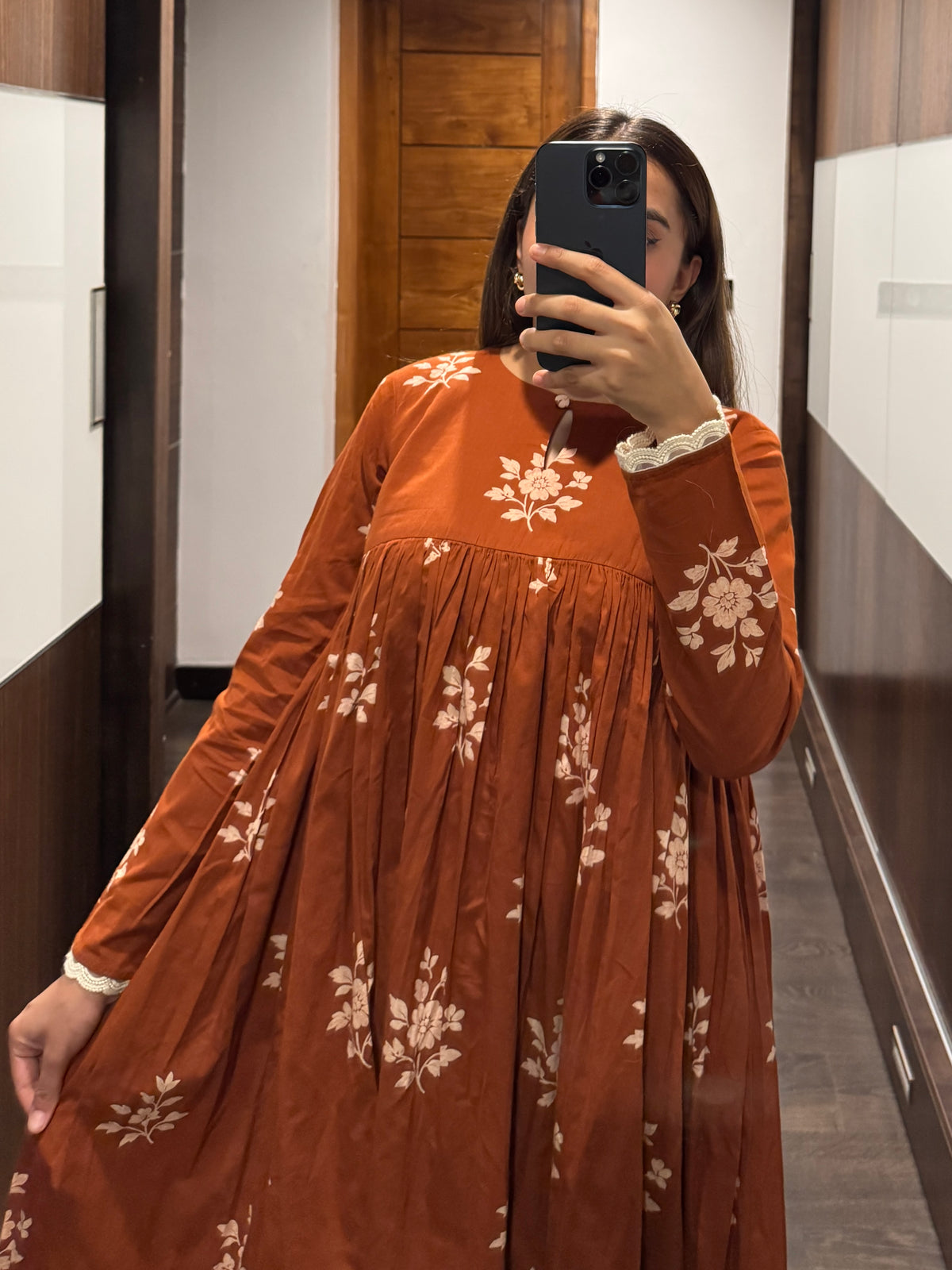 Nia Rust Orange Set
