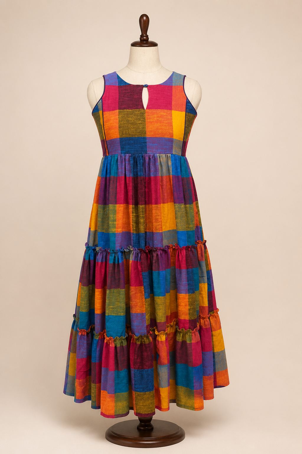 Madras Checks dress