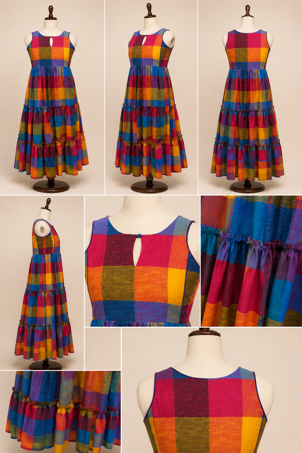 Madras Checks dress