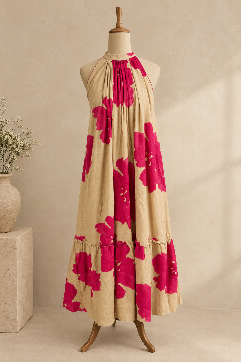 Bloom halter Dress